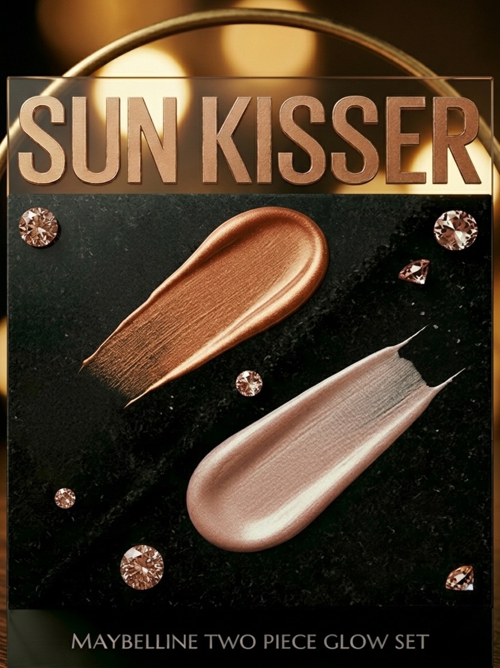 Maybelline Sun Kisser Liquid Glow Duo - Uptown Glow & Sol Search - NEW - Picture 4 of 9